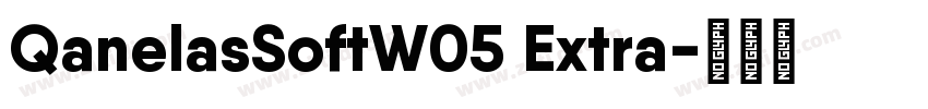 QanelasSoftW05 Extra字体转换